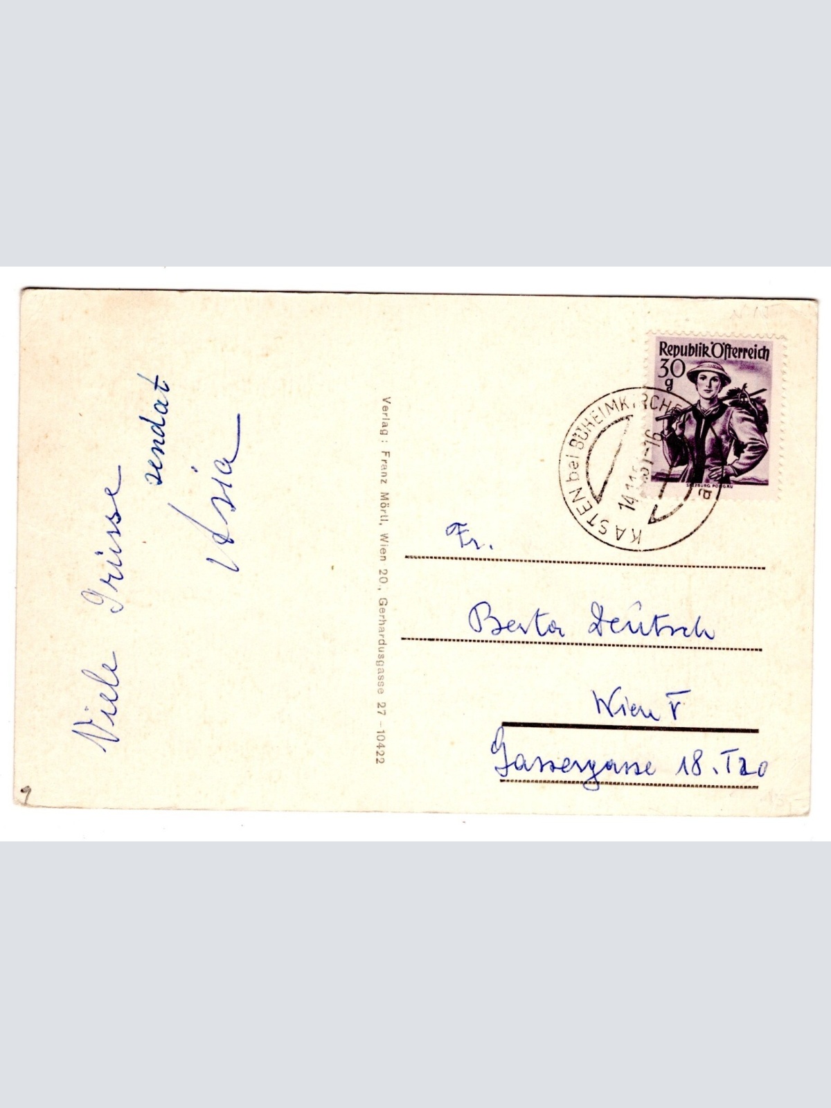 AK, Dörfl bei Kasten, Erholungsheim, Niederösterreich, Ansichtskarte (S5917)