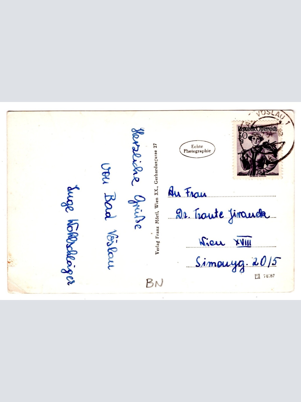 AK, Thermalbad Vöslau, Niederösterreich, Ansichtskarte (S5937)