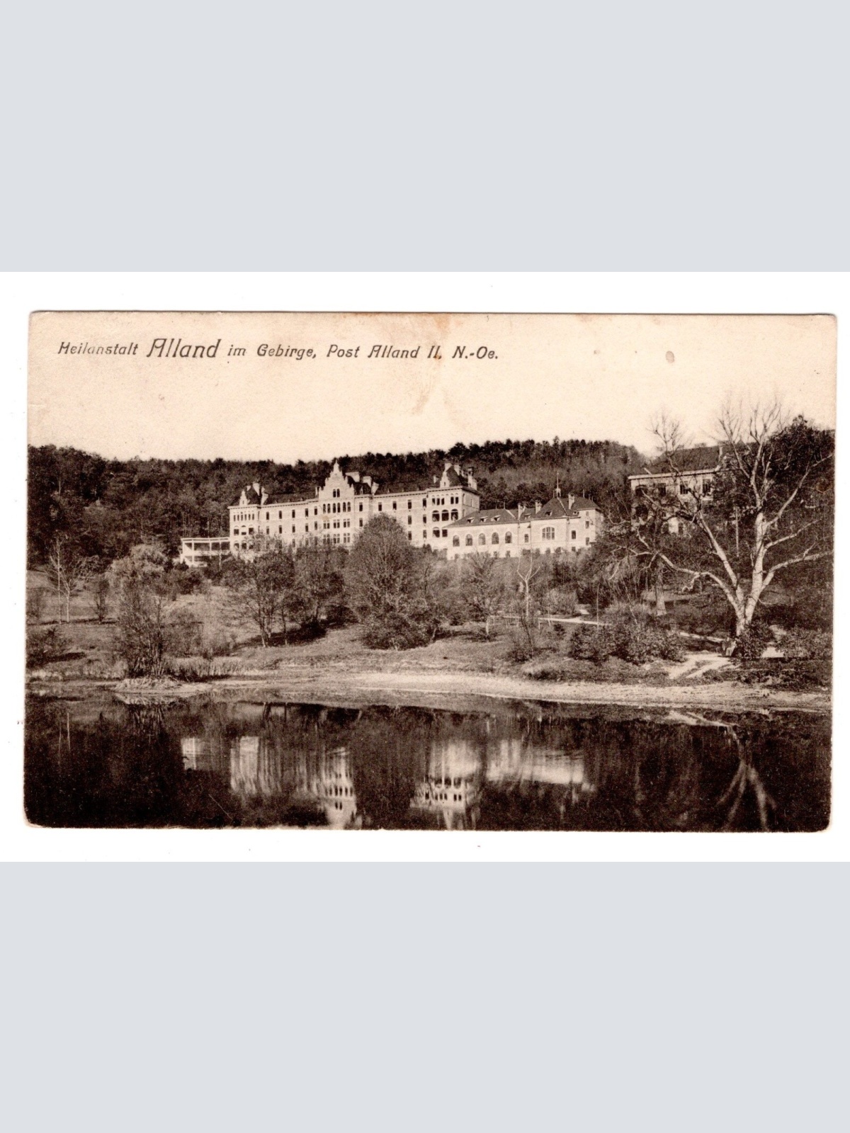 AK, Heilanstalt Alland, Niederösterreich, Ansichtskarte (S5958)