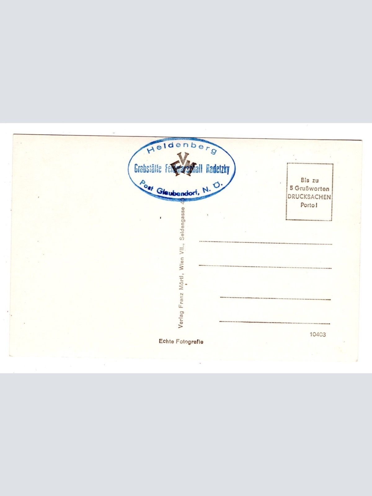 AK, Heldenberg bei Wetzdorf, Niederösterreich, Ansichtskarte (S5961)