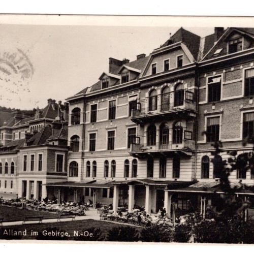 AK, Heilanstalt Alland im Gebirge, Niederösterreich, Ansichtskarte (S5967)