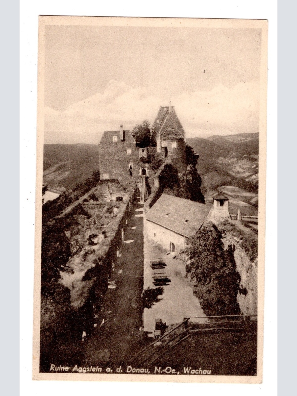 AK, Ruine Aggstein an der Donau, Niederösterreich, Ansichtskarte (S5968)