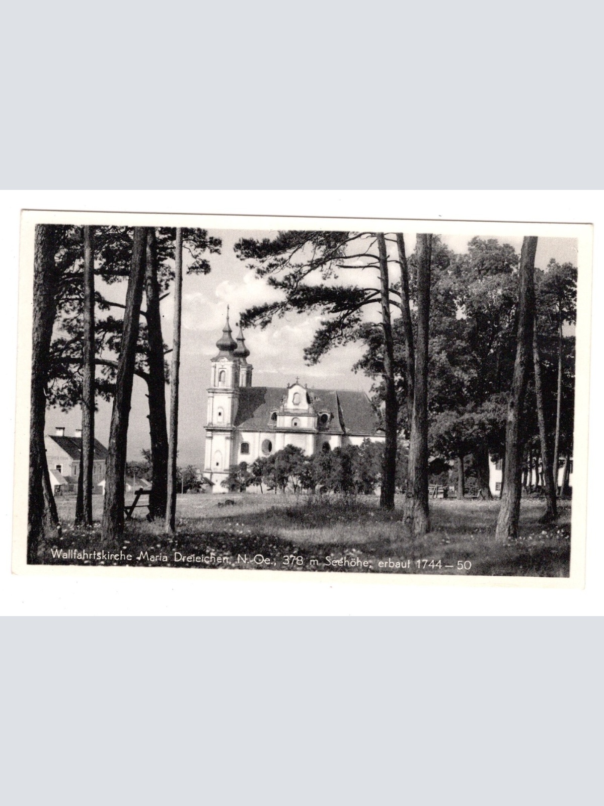 AK, Wallfahrtskirche Maria Dreieichen, Niederösterreich, Ansichtskarte (S5983)