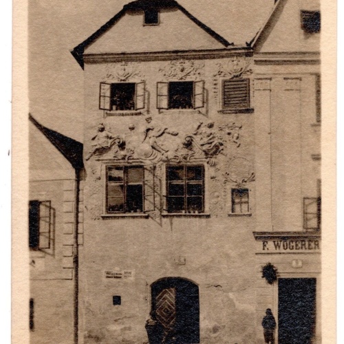 AK, Krems an der Donau, Messner-Haus, Niederösterreich, Ansichtskarte (S6007)
