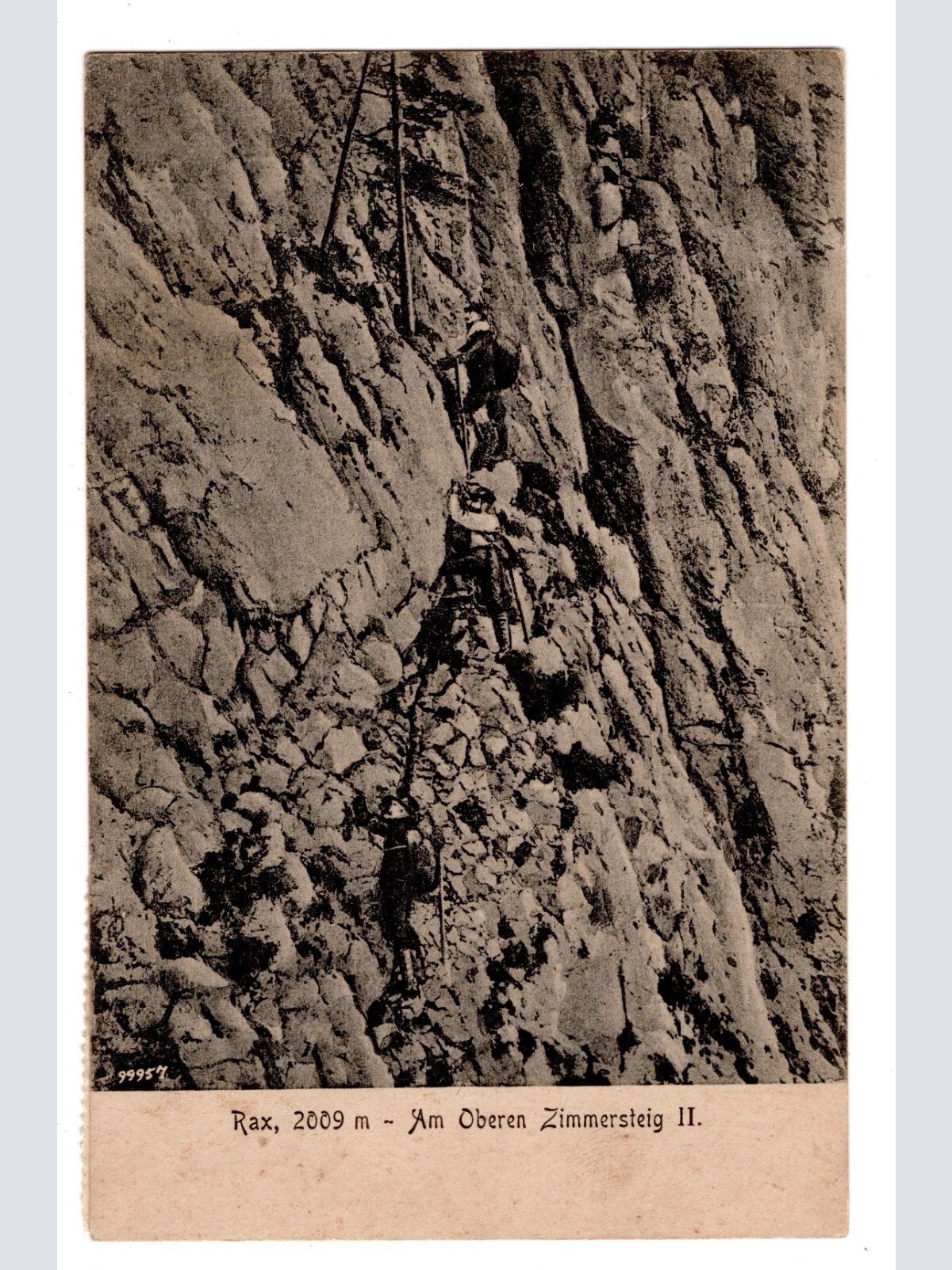 AK, Rax, Am Oberen Zimmersteig, Ansichtskarte (S6050)
