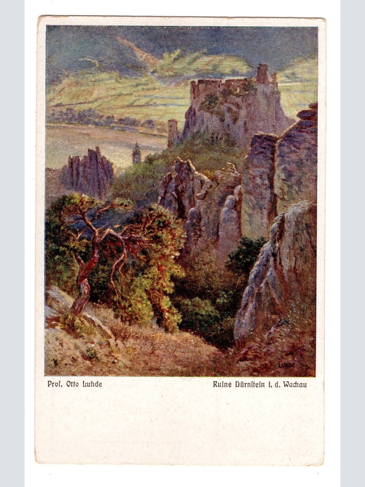 AK, Ruine Dürnstein in der Wachau, Niederösterreich, Ansichtskarte (S6057)