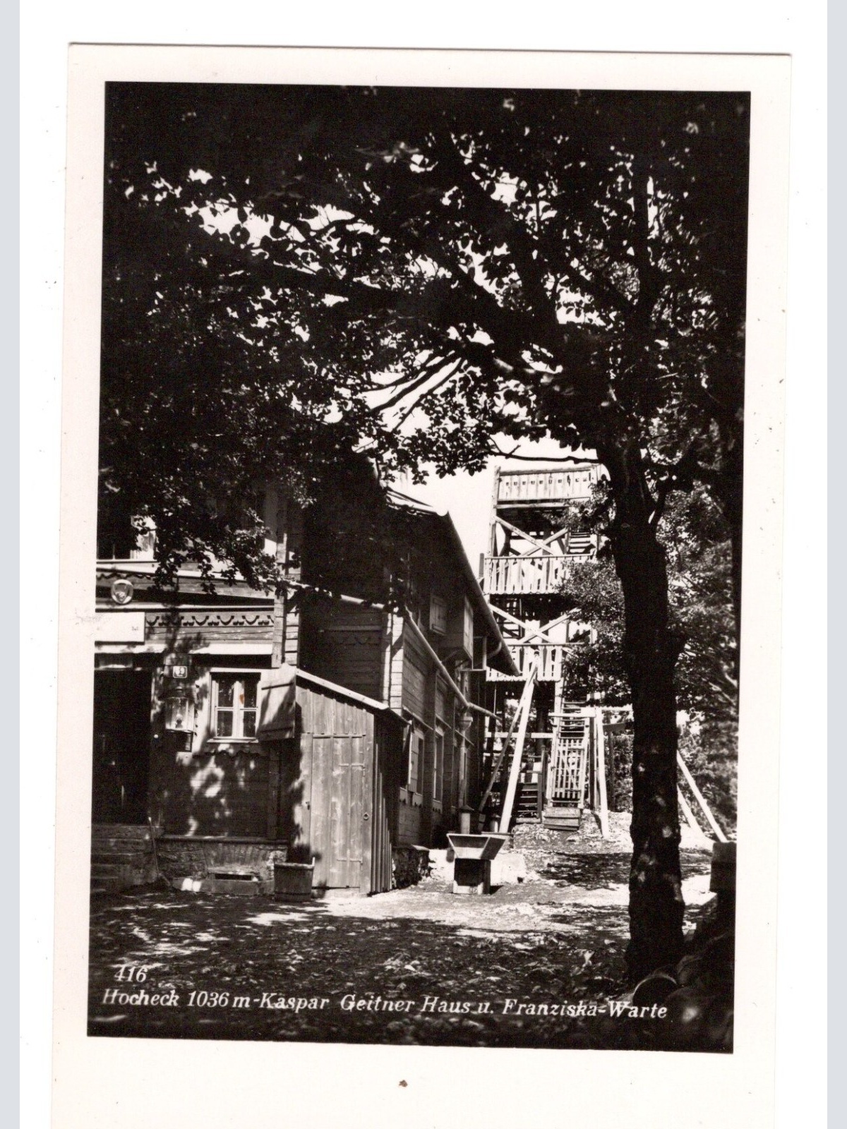 AK, Hocheck, Kaspar Geitner Haus, Niederösterreich, Ansichtskarte (S6100)