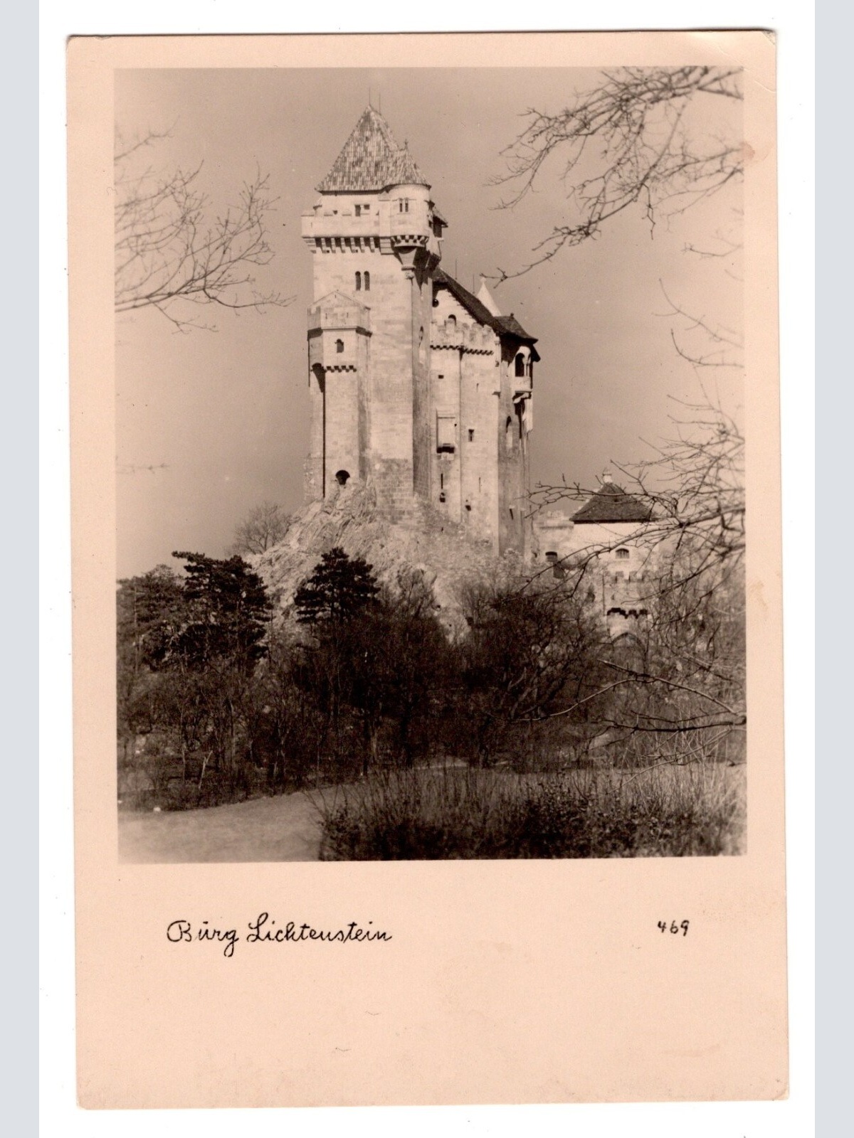 AK, Burg Liechtenstein, Niederösterreich, Ansichtskarte (S6102)
