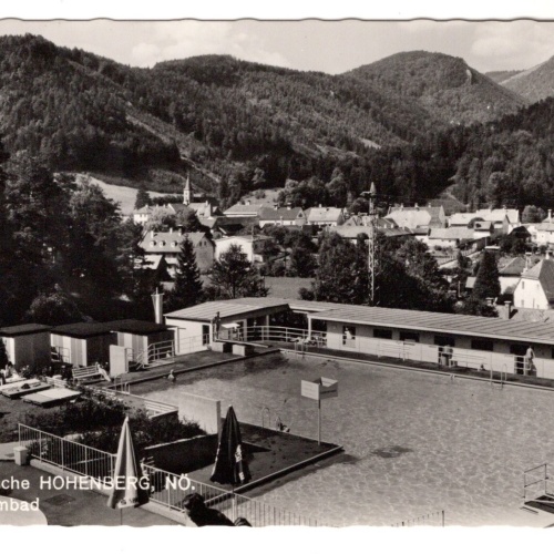 AK, Hohenberg, Schwimmbad, Niederösterreich, Ansichtskarte (S6129)