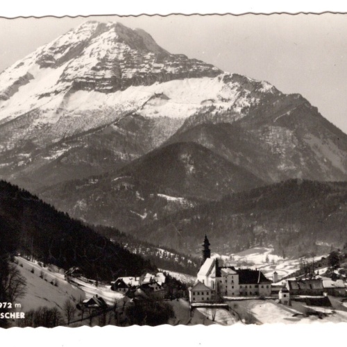 AK, Annaberg mit dem Ötscher, Niederösterreich, Ansichtskarte (S6138)