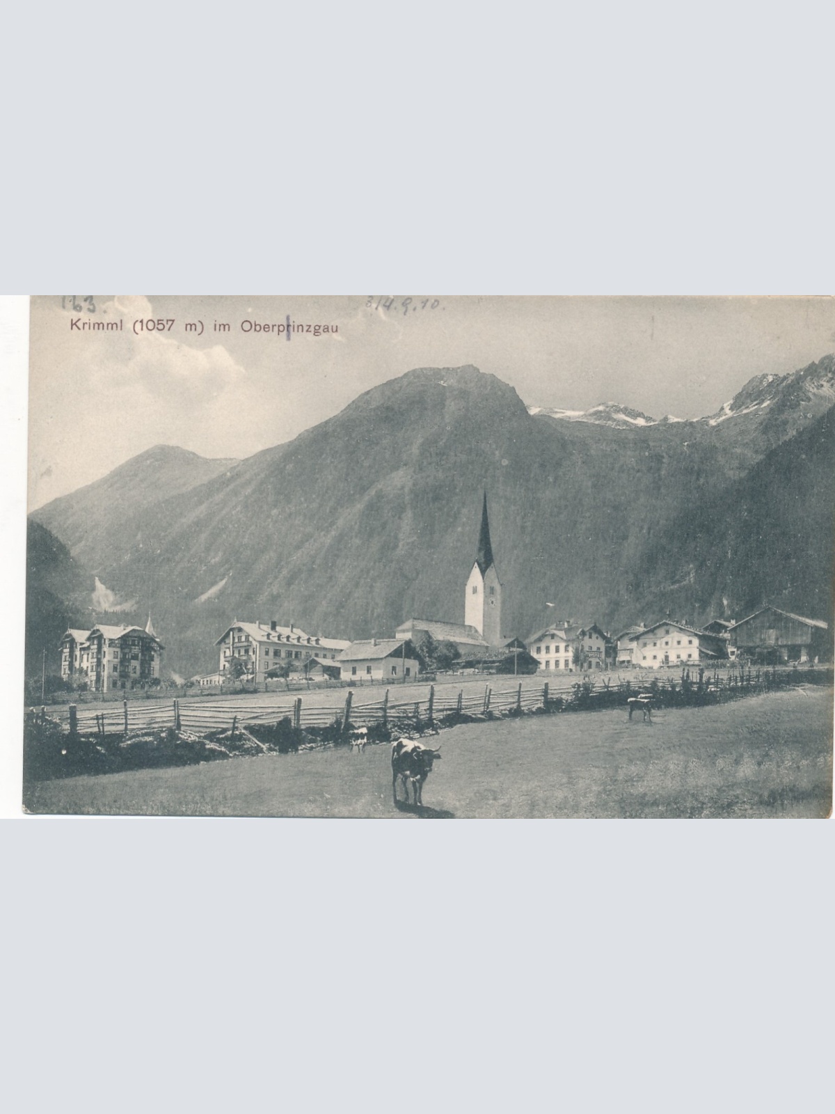 AK gruss aus Krimml Ober Pinzgau Salzburg Ansichtskarte (14414)