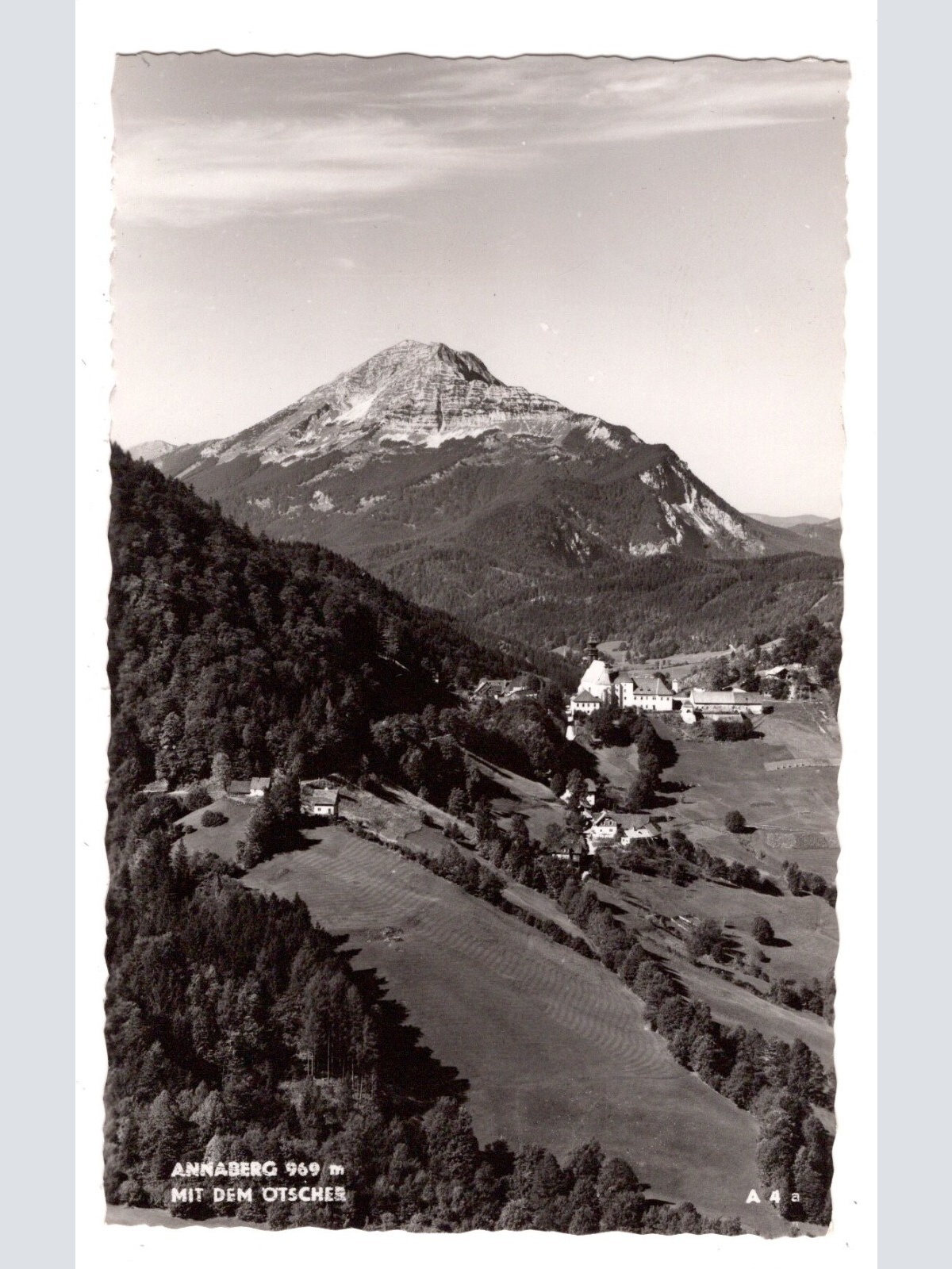 AK, Annaberg mit dem Ötscher, Niederösterreich, Ansichtskarte (S6146)