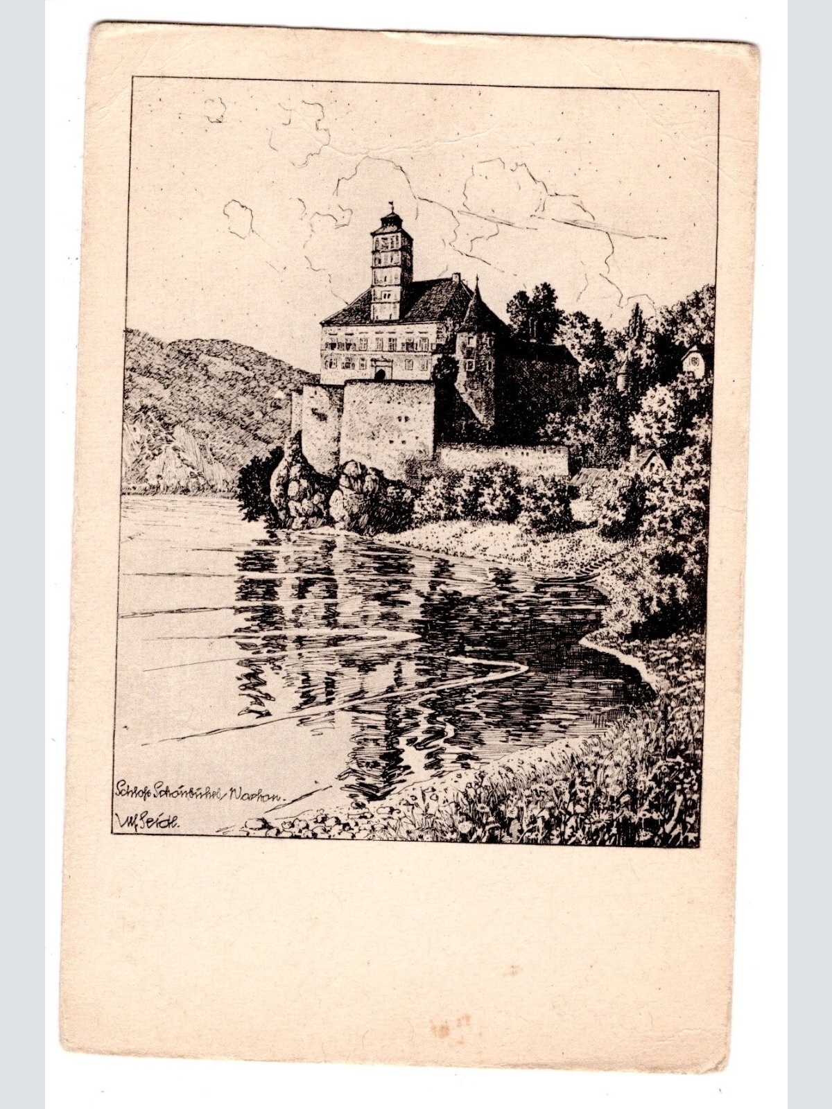 AK, Schönbühel a. D. Schloss, Niederösterreich, Ansichtskarte (S6159)