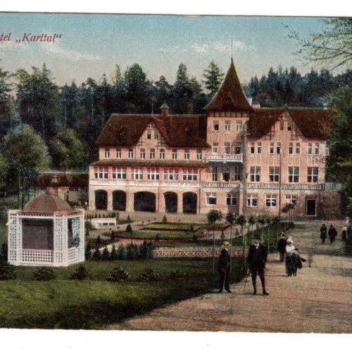 AK, Šluknov, Kurhotel Karltal, Tschechien, Ansichtskarte (S6177)