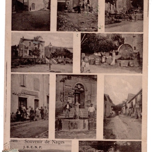 AK, Souvenir de Nages, Frankreich, Ansichtskarte (S6182)