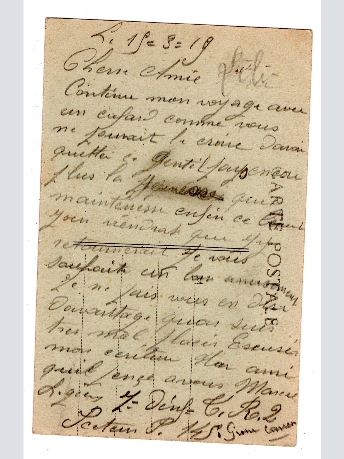 AK, Porte Bonheur, Souvenir D'Aix, Frankreich, Ansichtskarte (S6185)