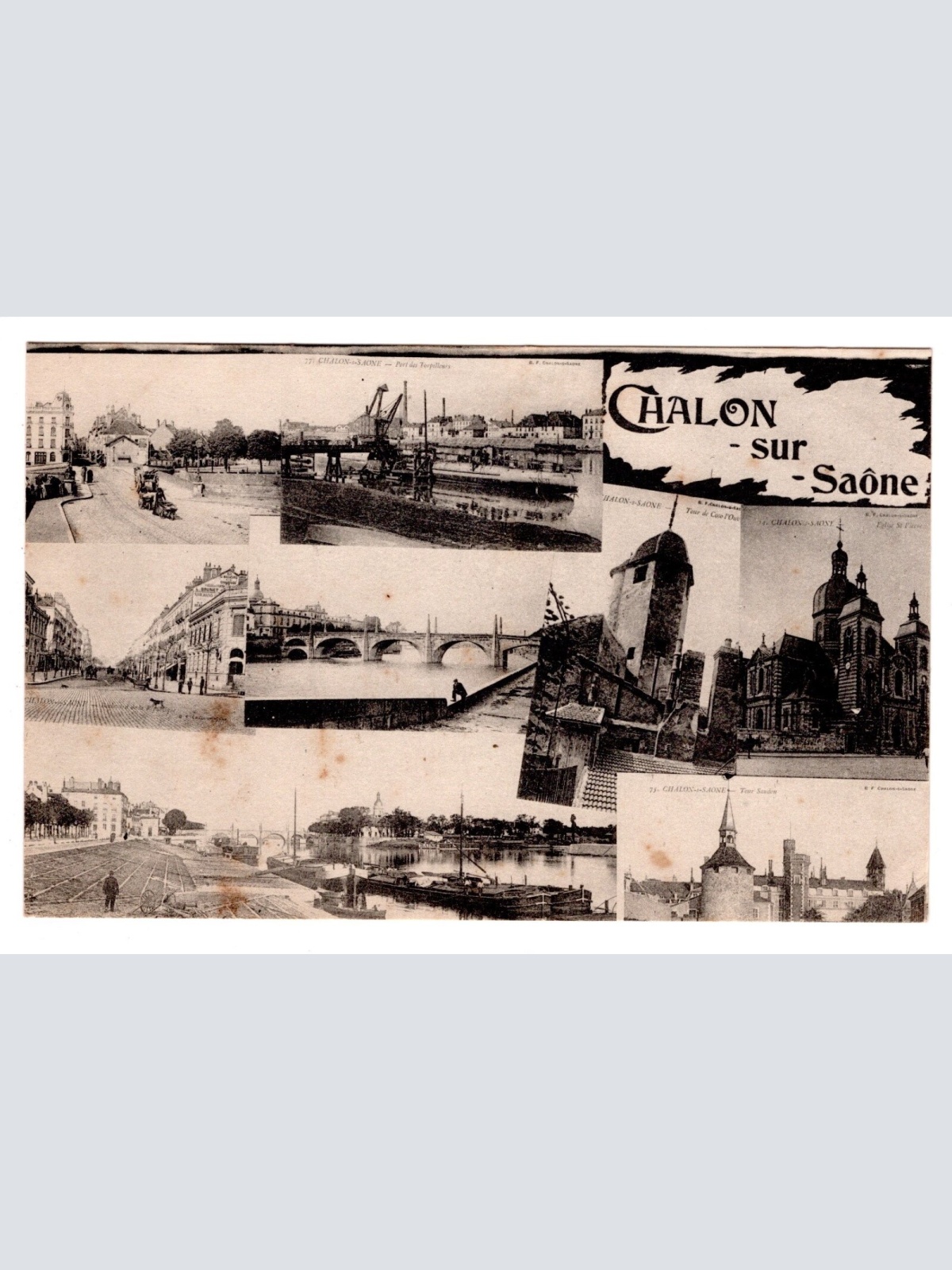 AK, Chalon-sur-Saône, Frankreich, Ansichtskarte (S6191)
