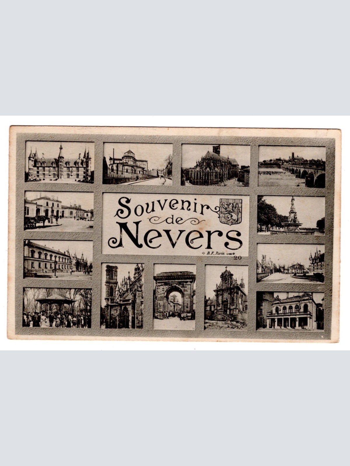 AK, Souvenir de Nevers, Frankreich, Ansichtskarte (S6202)