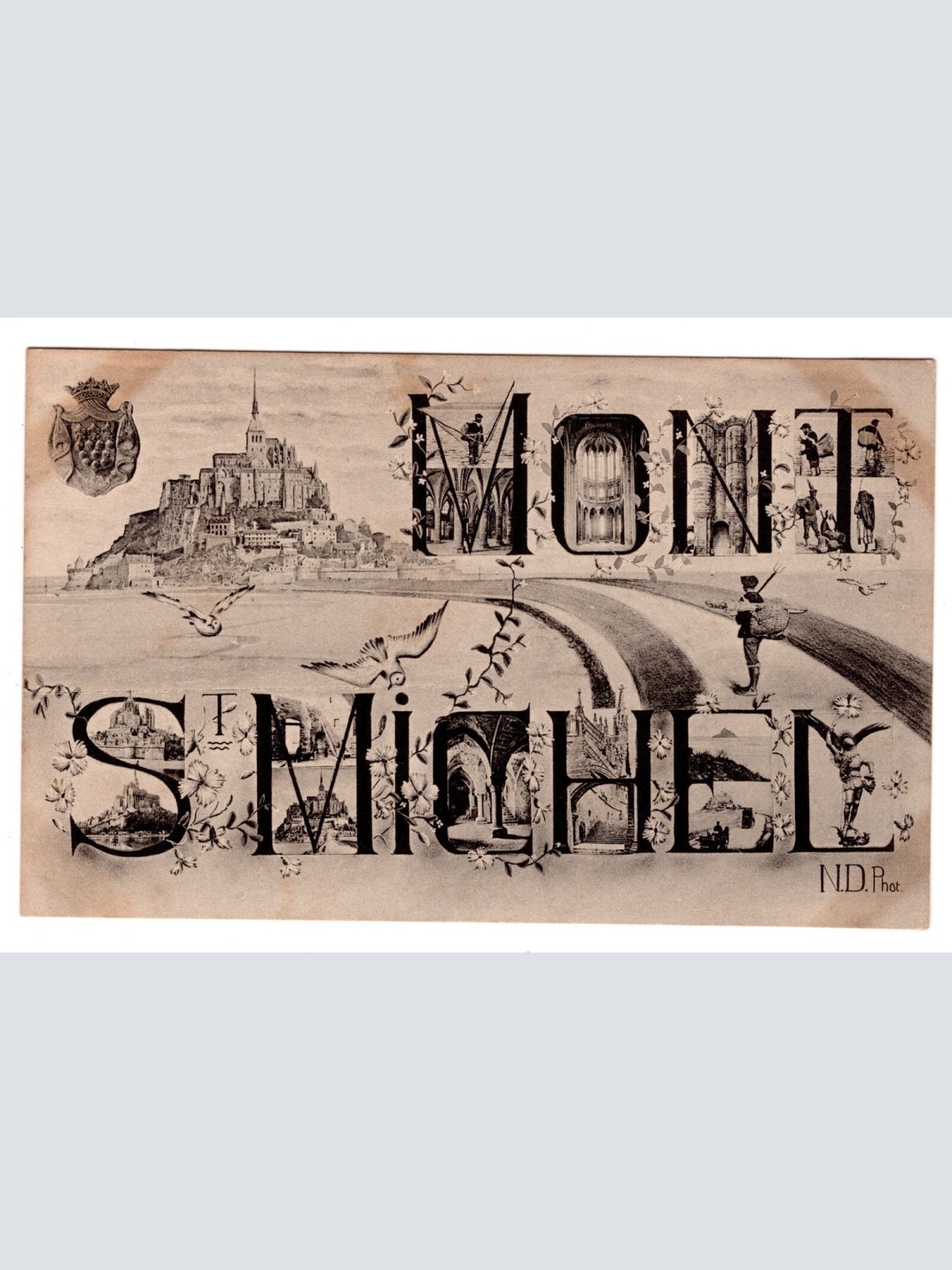 AK, Le Mont-Saint-Michel, Frankreich, Ansichtskarte (S6204)