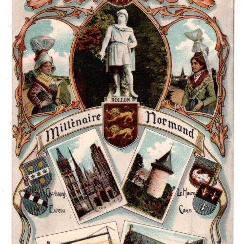 AK, Millenaire, Rollon, Normand, Frankreich, Ansichtskarte (S6210)