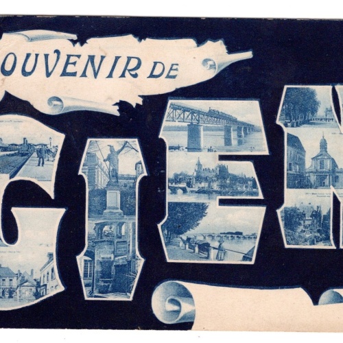 AK, Souvenir de Gien, Frankreich, Ansichtskarte (S6215)