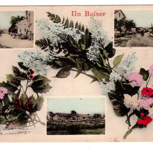 AK, un Baiser, Frankreich, Ansichtskarte (S6220)