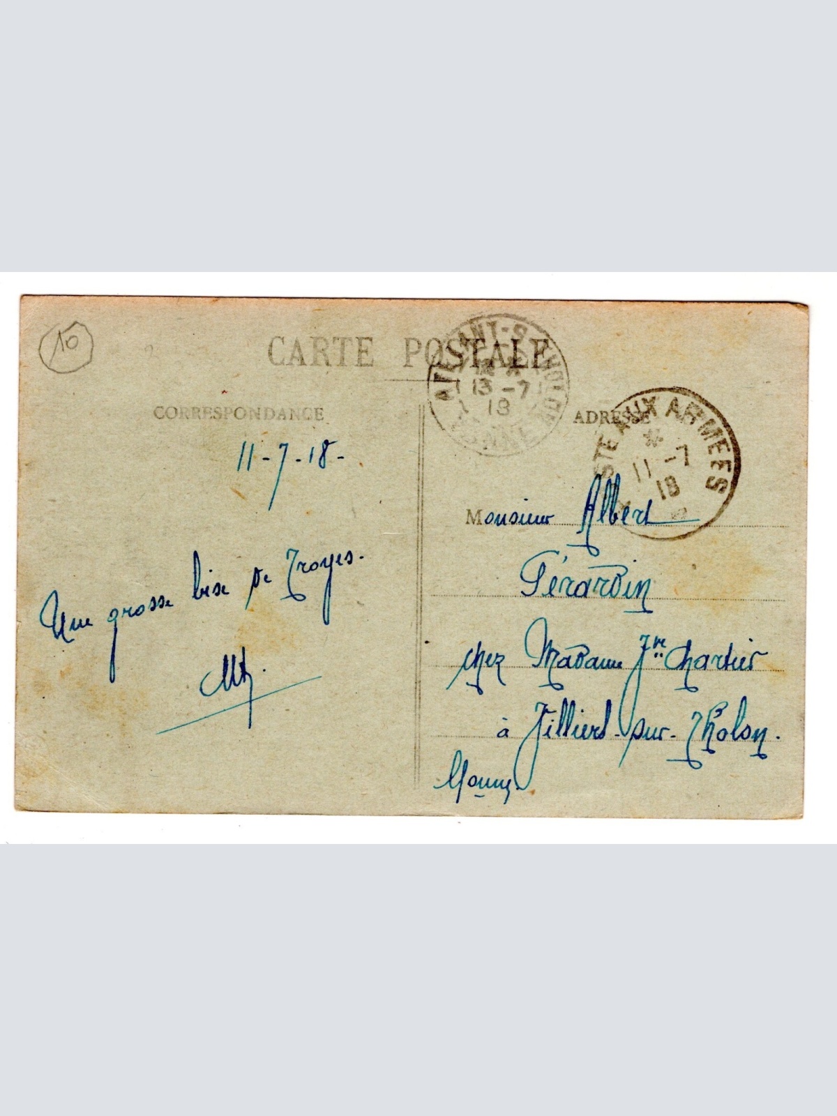 AK, Champagne, Frankreich, Ansichtskarte (S6234)