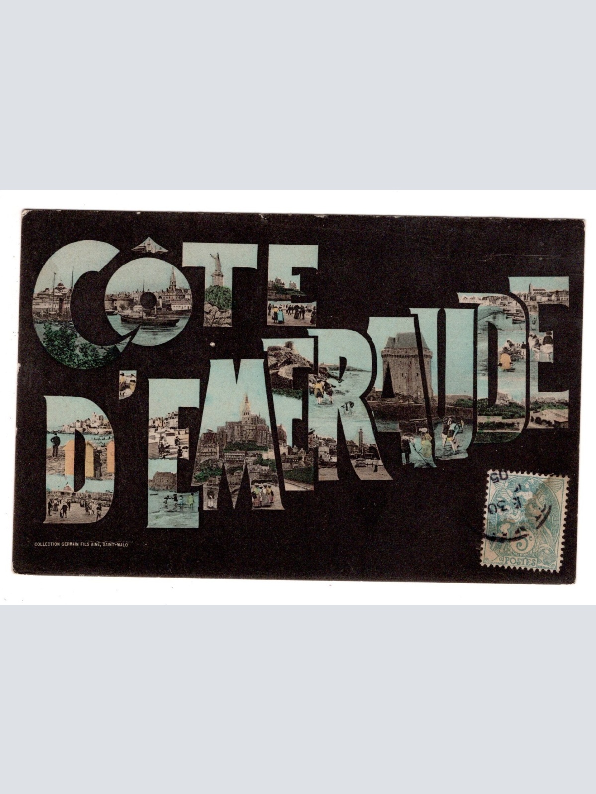 AK, Côte d’Émeraude, Frankreich, Ansichtskarte (S6237)