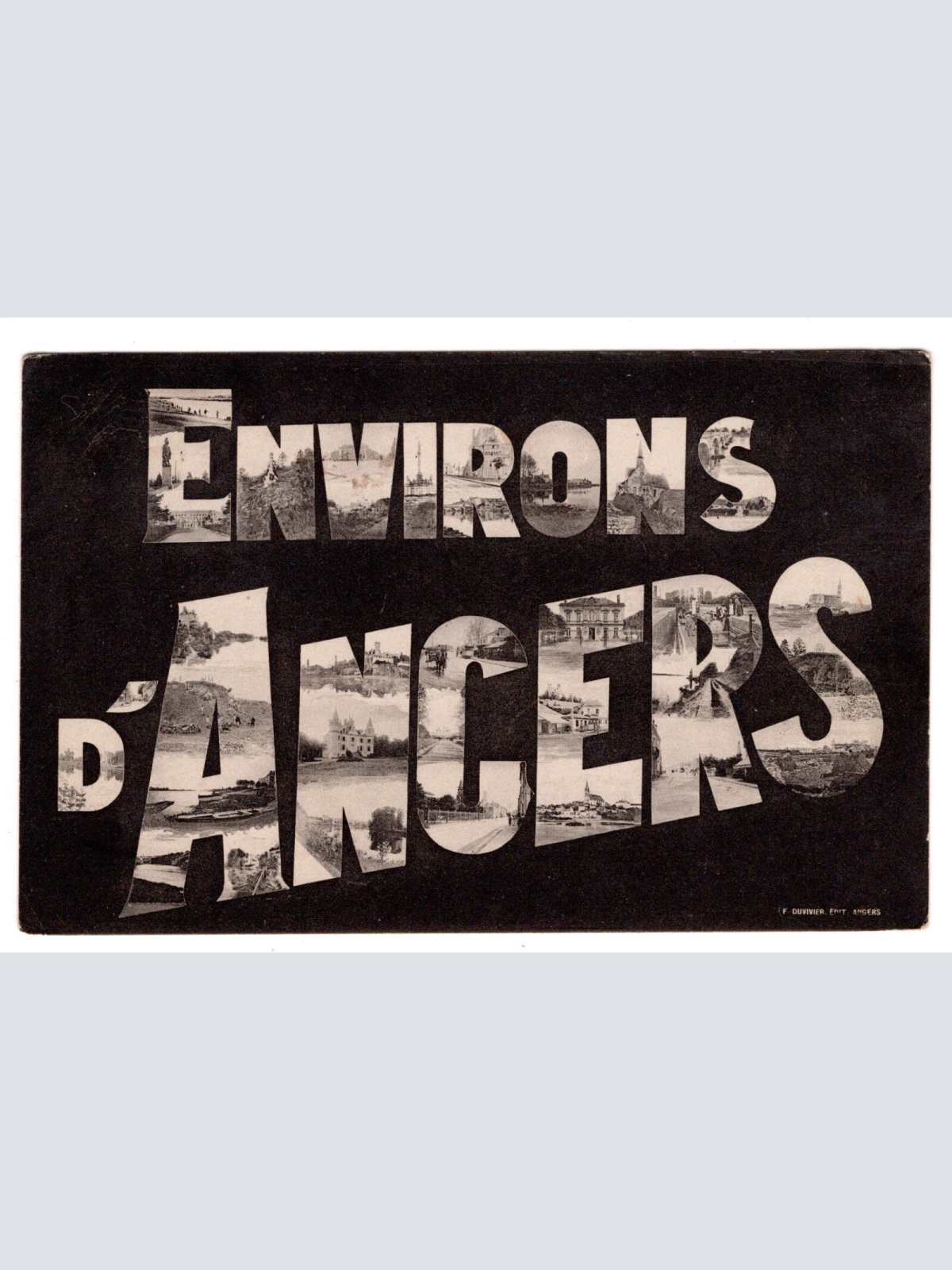 AK, Environs d'Ancers, Frankreich, Ansichtskarte (S6246)