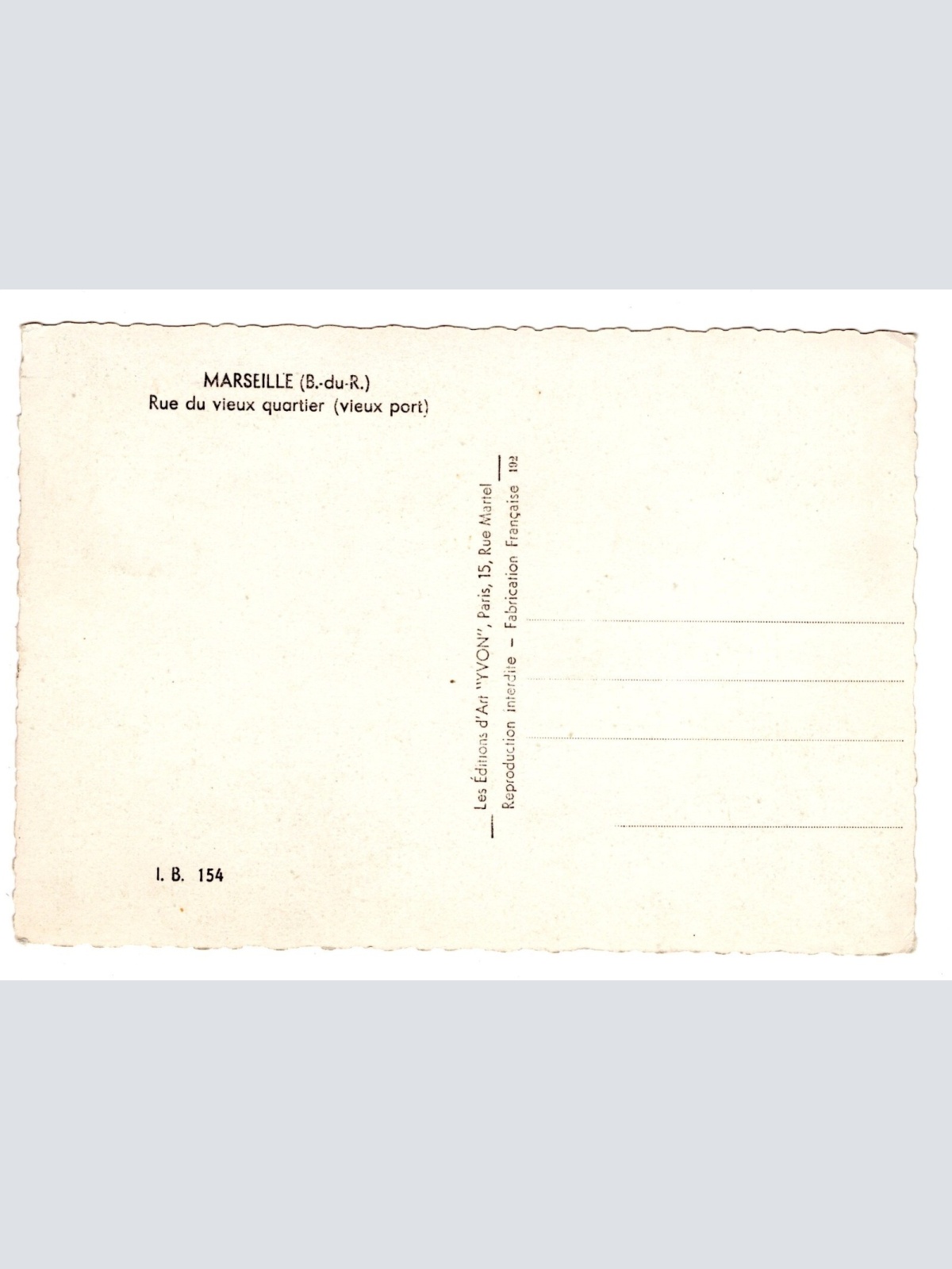 AK, Marseille, Frankreich, Ansichtskarte (S6255)