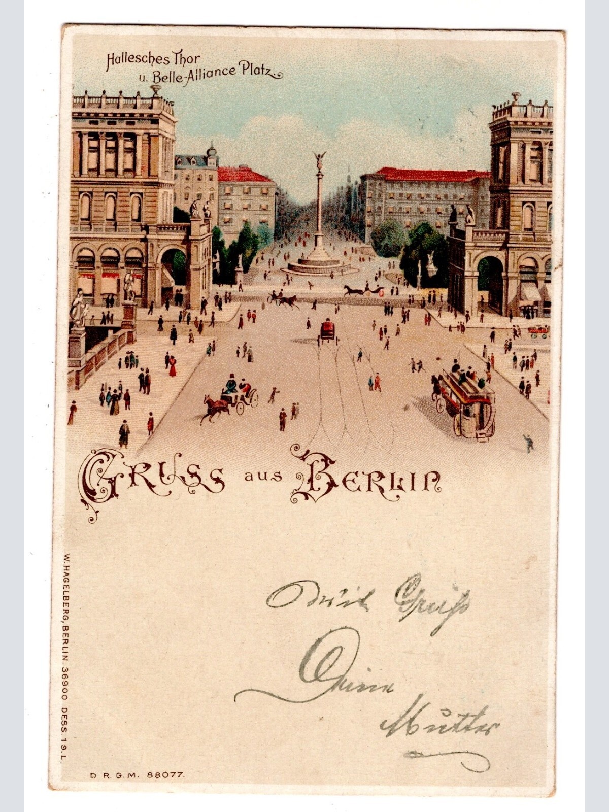 AK, Gruß aus Berlin, Ansichtskarte (S6258)