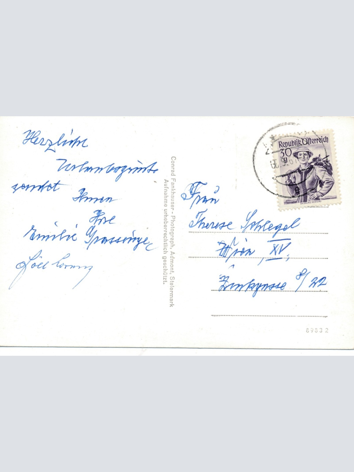 AK aus Admont Hallermauern Steiermark Ansichtskarte (14492)