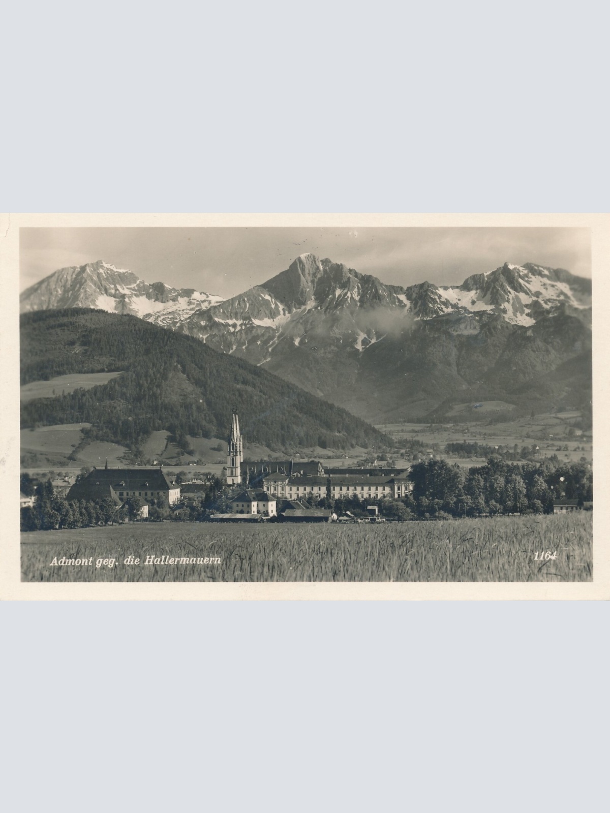 AK aus Admont geg Hallermauern Steiermark Ansichtskarte (14502)