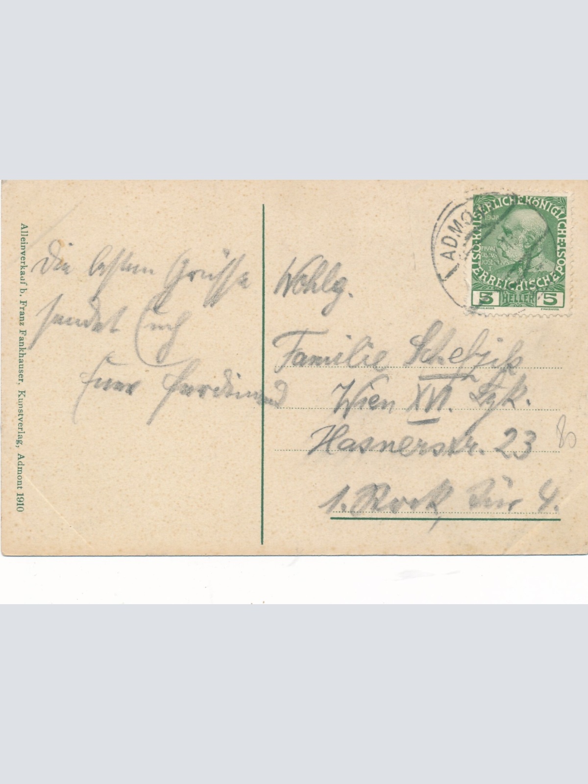 AK aus Admont m. d. Sparafeld Steiermark Ansichtskarte (14504)