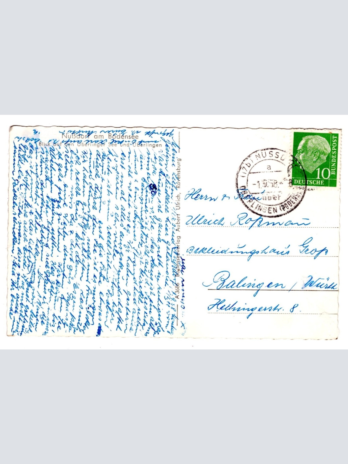 AK, Nussdorf am Bodensee, Baden-Württemberg, Ansichtskarte (S6281)