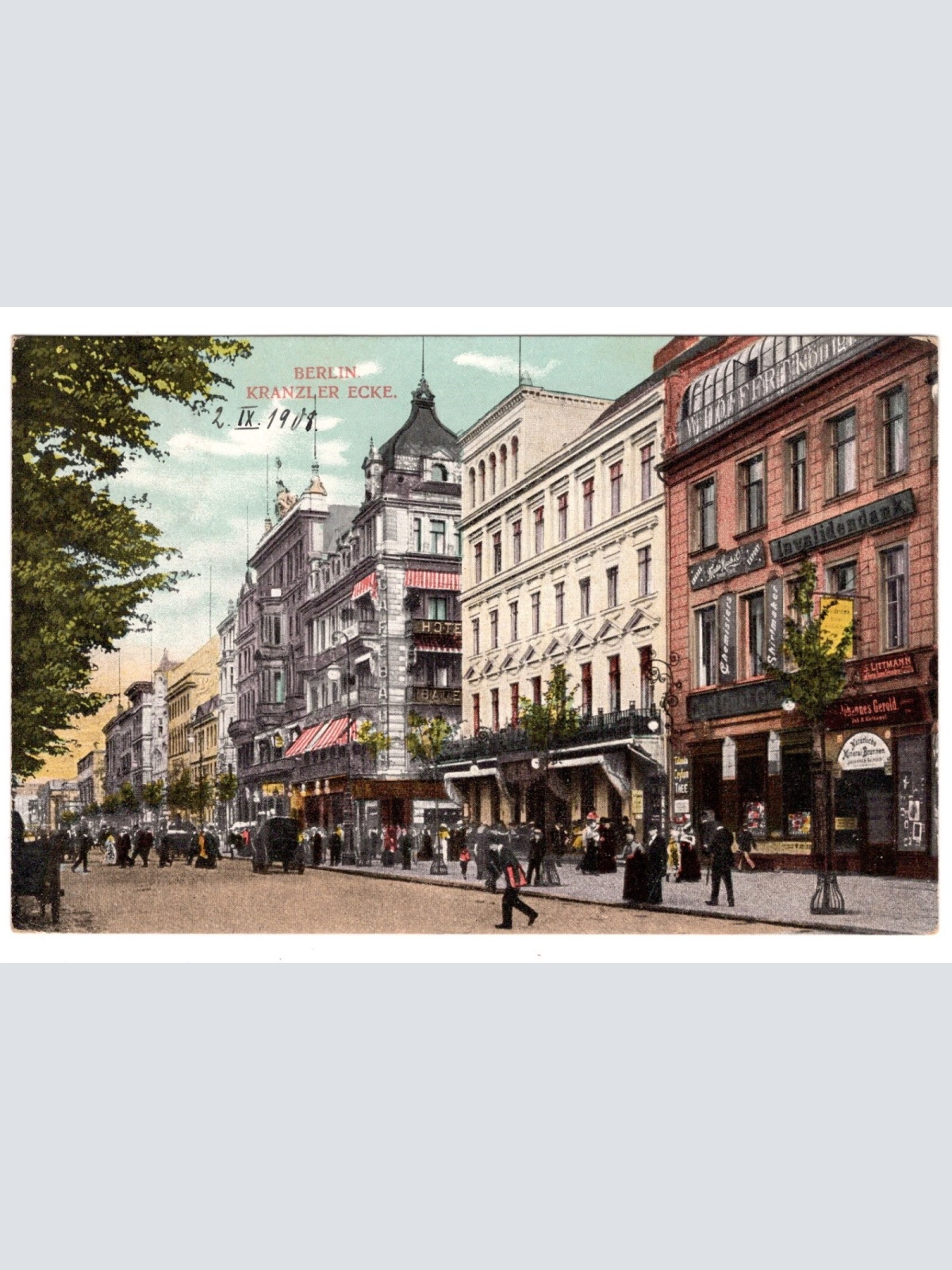 AK, Berlin, Kanzler Ecke, Ansichtskarte (S6297)