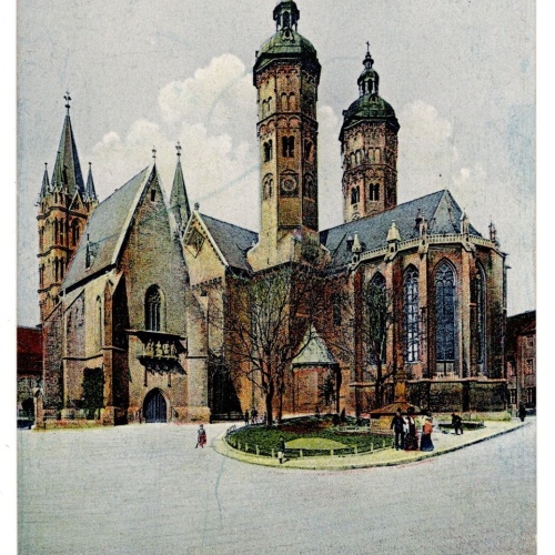 AK, Naumburg, Blick auf den Dom, Sachsen-Anhalt, Ansichtskarte (S6305)