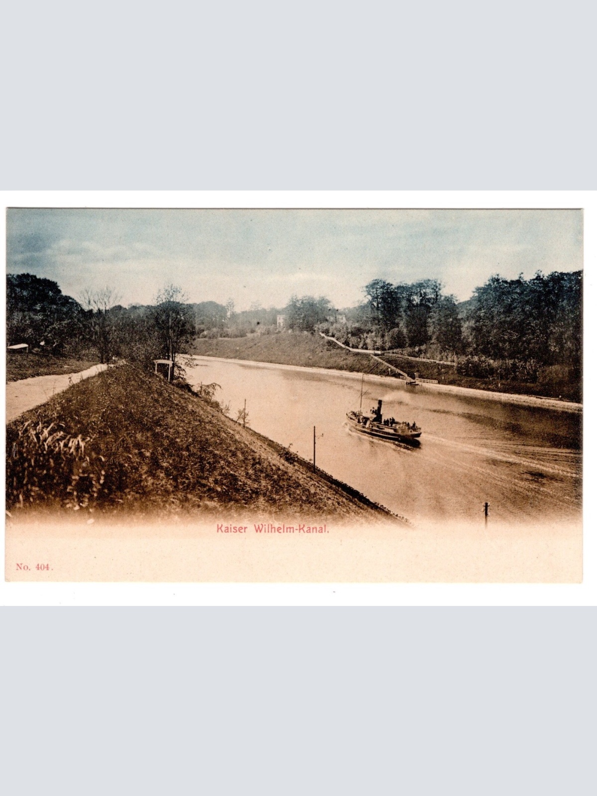 AK, Kaiser Wilhelm-Kanal, Ansichtskarte (S6320)