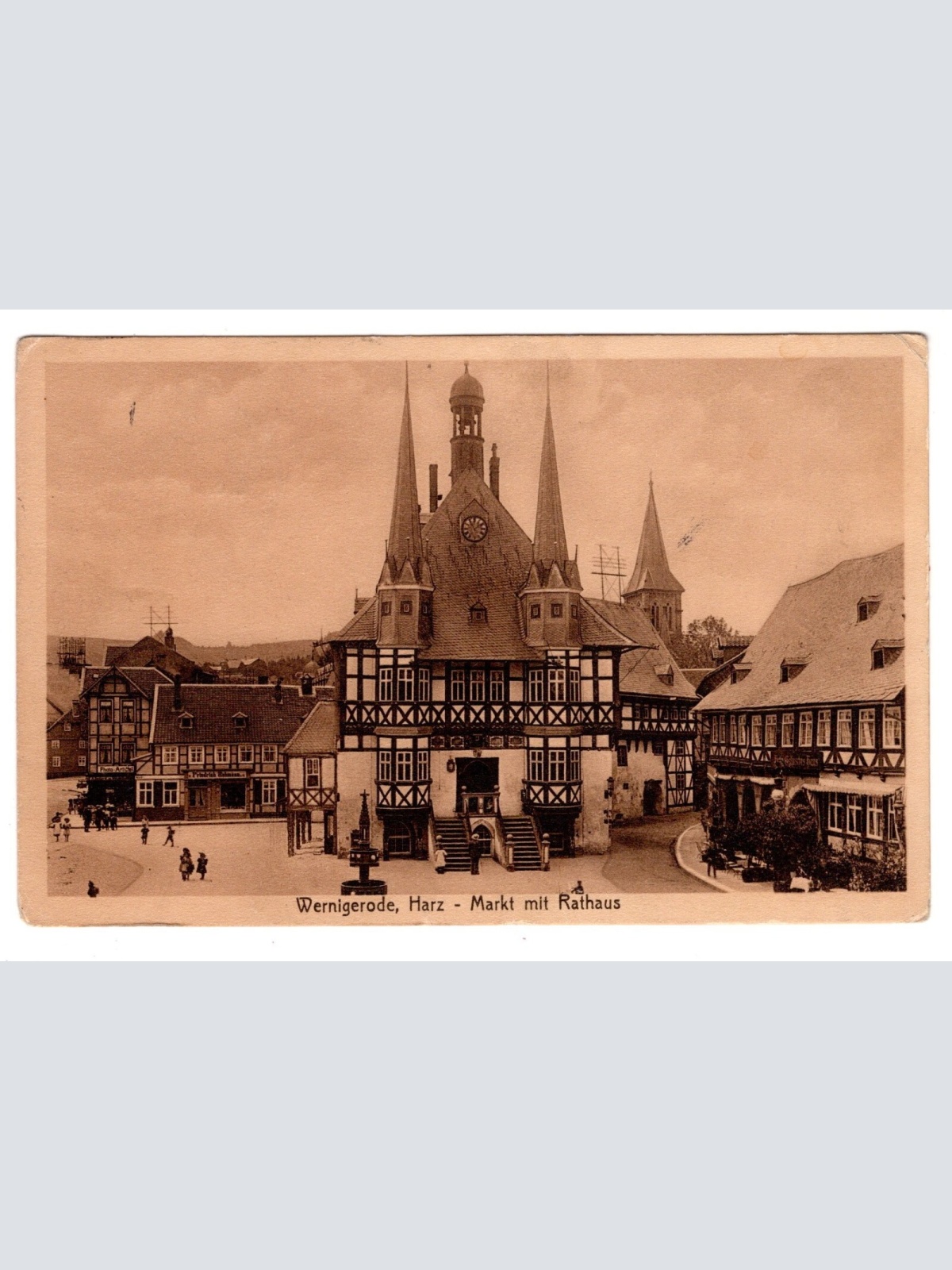 AK, Wernigerode, Rathaus, Marktplatz, Sachsen-Anhalt, Ansichtskarte (S6329)