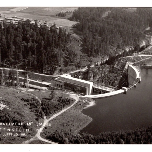AK, Kampkraftwerk mit Stausee Ottenstein, Niederösterreich Ansichtskarte (S6349)