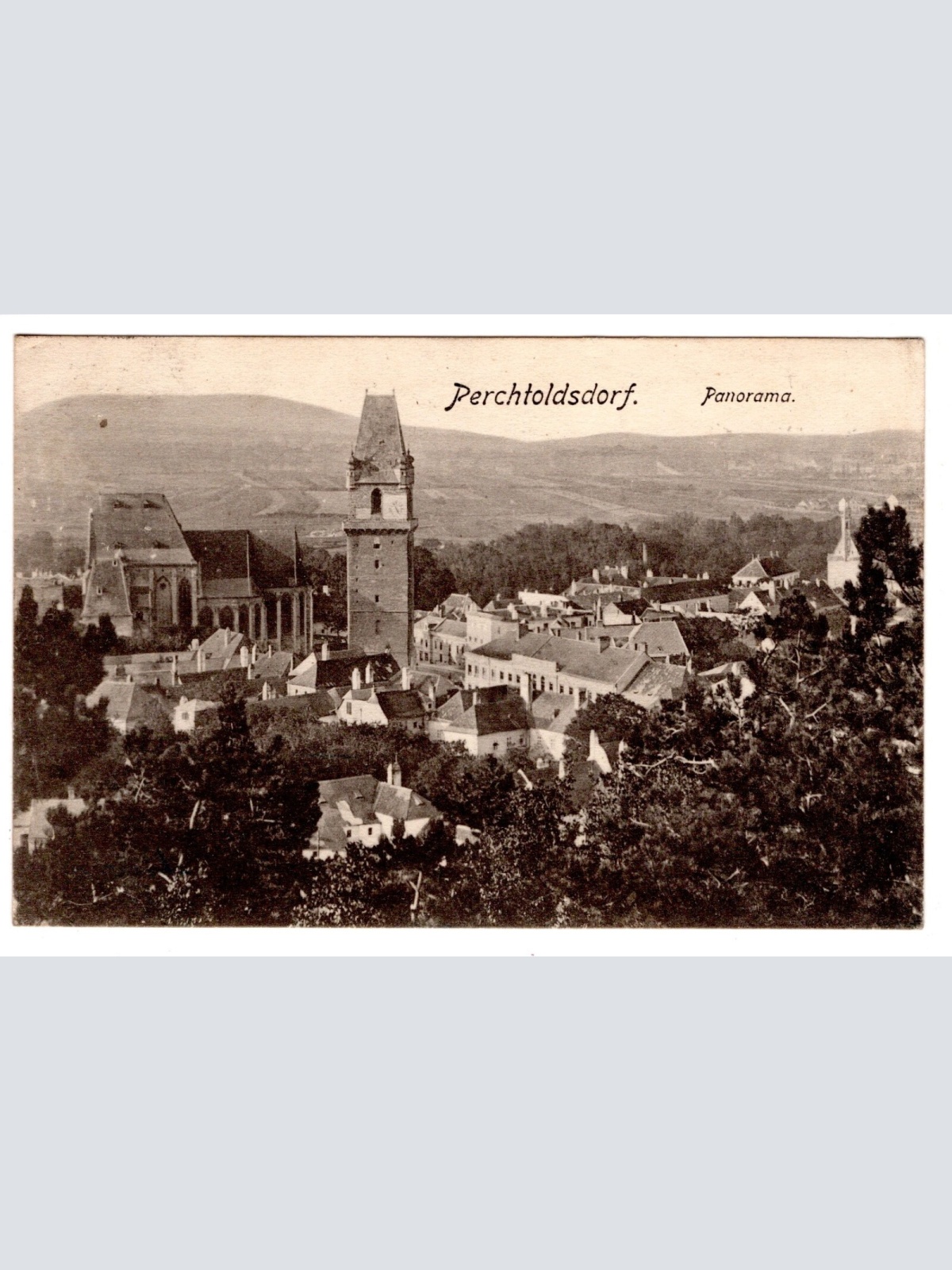 AK, Perchtoldsdorf, Panorama, Niederösterreich, Ansichtskarte (S6366)