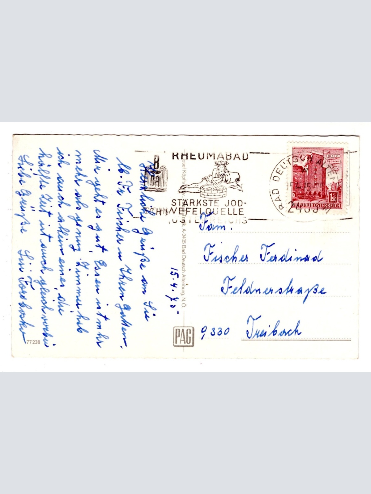 AK, Bad Deutsch Altenburg, Niederösterreich, Ansichtskarte (S6367)