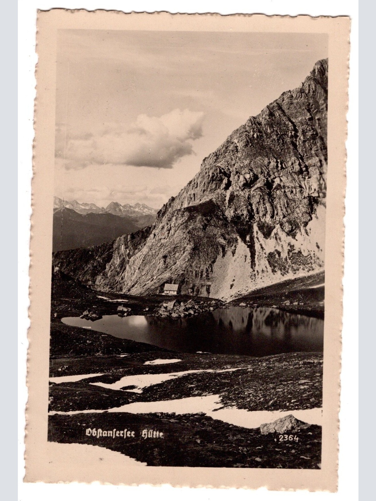 AK, Obstanserseehütte, Kartitsch, Tirol, Ansichtskarte (S6372)