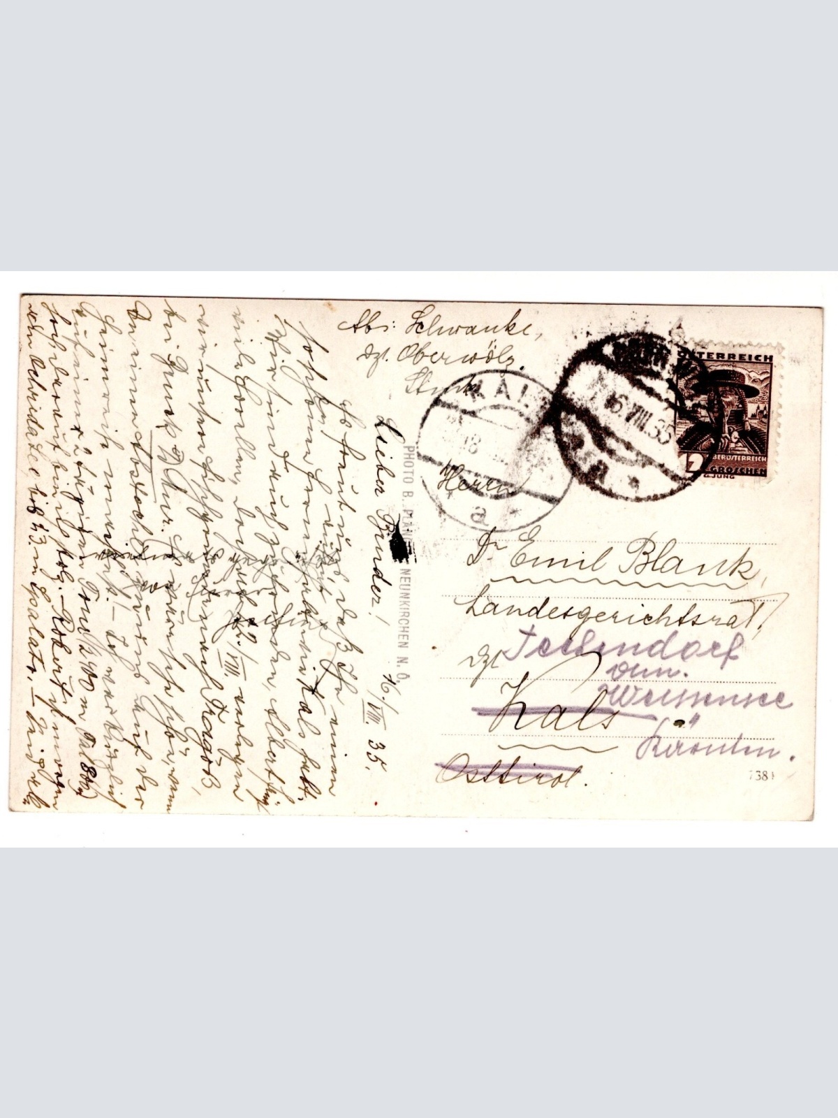 AK, Neunkirchner Hütte, Steiermark, Ansichtskarte (S6397)