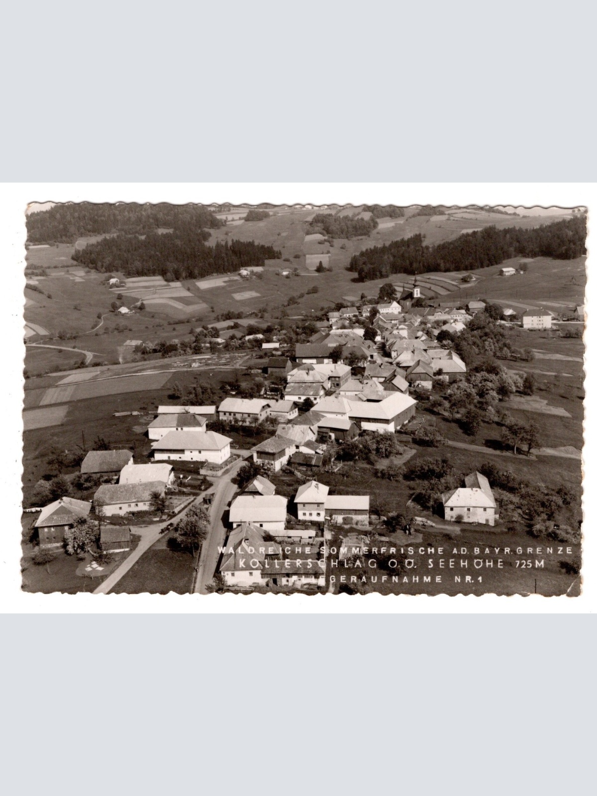 AK, Kollerschlag, Fliegeraufnahme Nr. 1, Oberösterreich, Ansichtskarte (S6406)