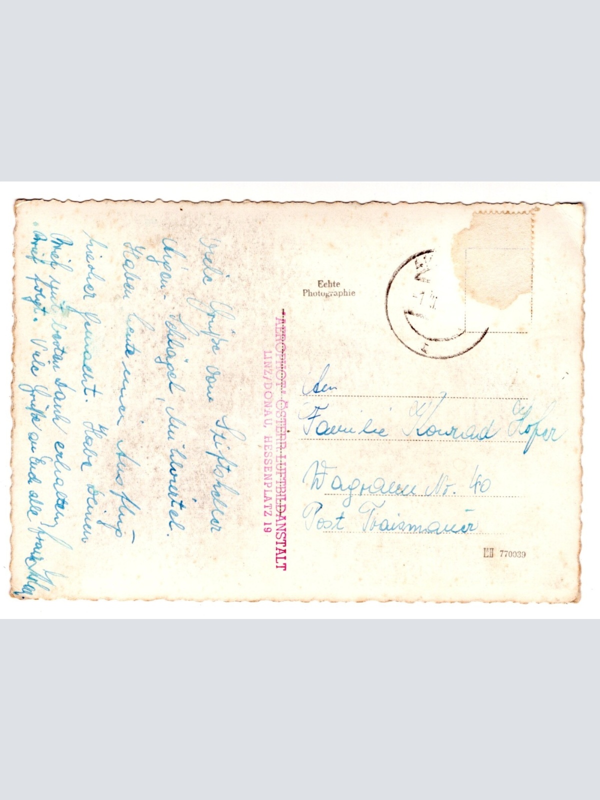 AK, Aigen Schlägl, Fliegeraufnahme Nr. 731 Oberösterreich, Ansichtskarte (S6407)