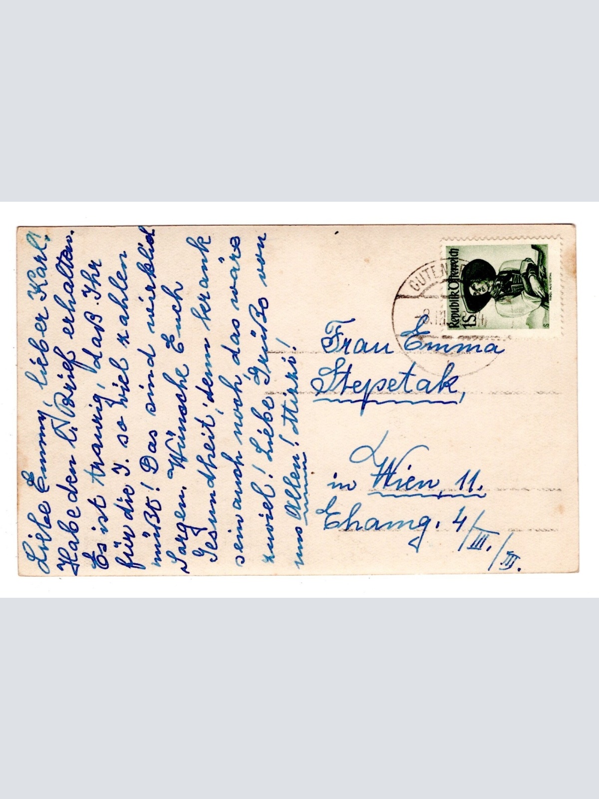 AK, Langhalsen, Oberösterreich, Ansichtskarte (S6423)