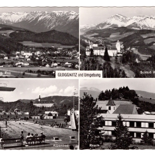 AK, Gloggnitz und Umgebung, Niederösterreich, Ansichtskarte (S6476)