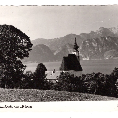 AK, Steinbach am Attersee, Oberösterreich, Ansichtskarte (S6483)