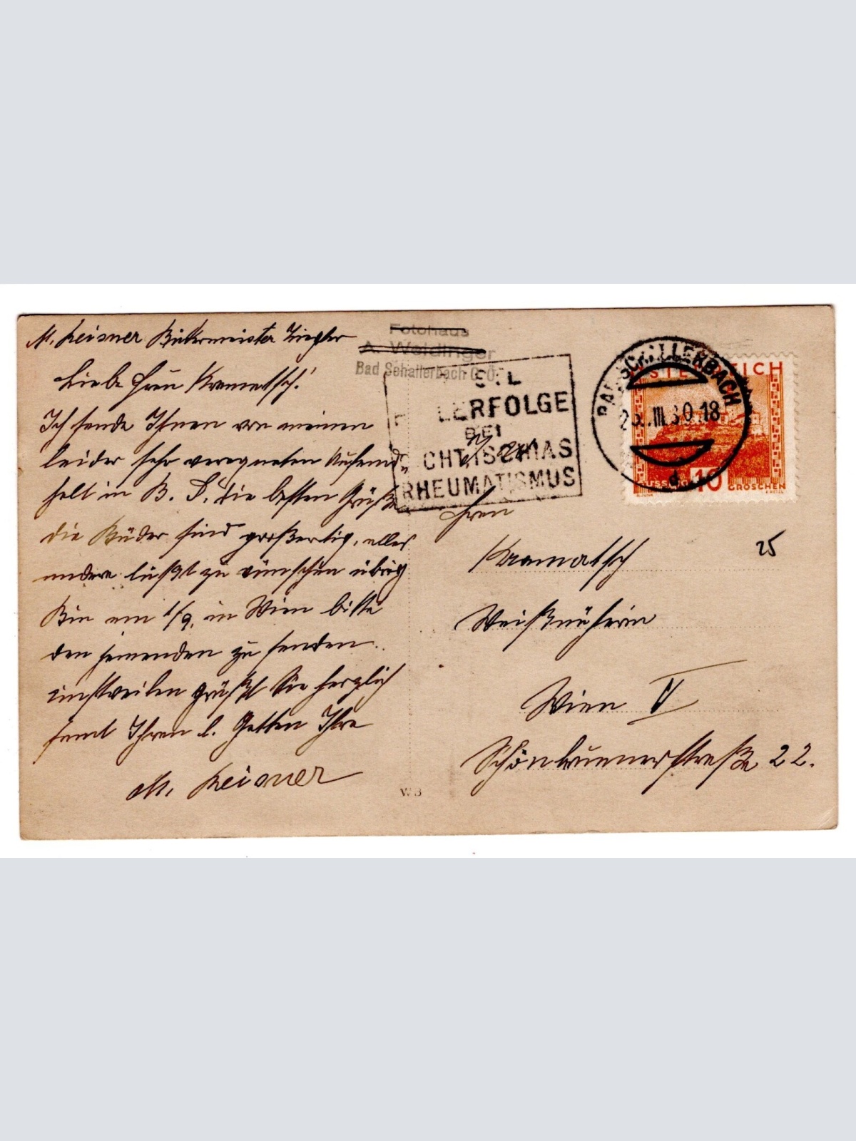 AK, Magdalenenkirche, Bad Schallerbach, Oberösterreich, Ansichtskarte (S6487)